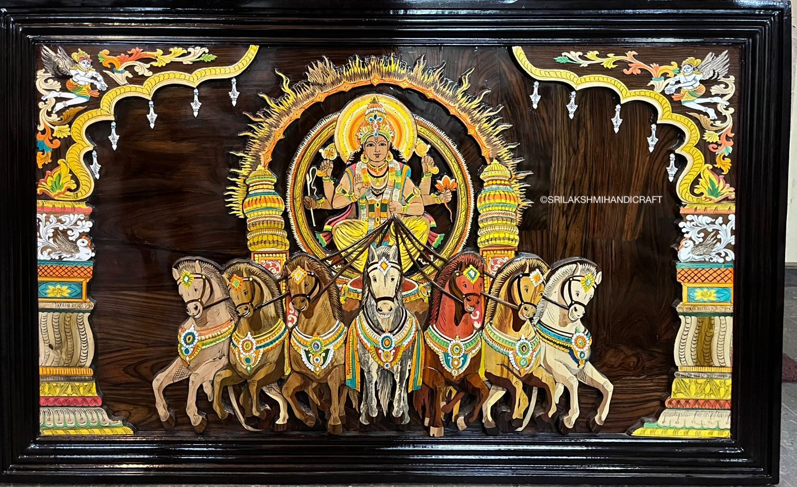 Rosewood 3D Suryadeva Panel